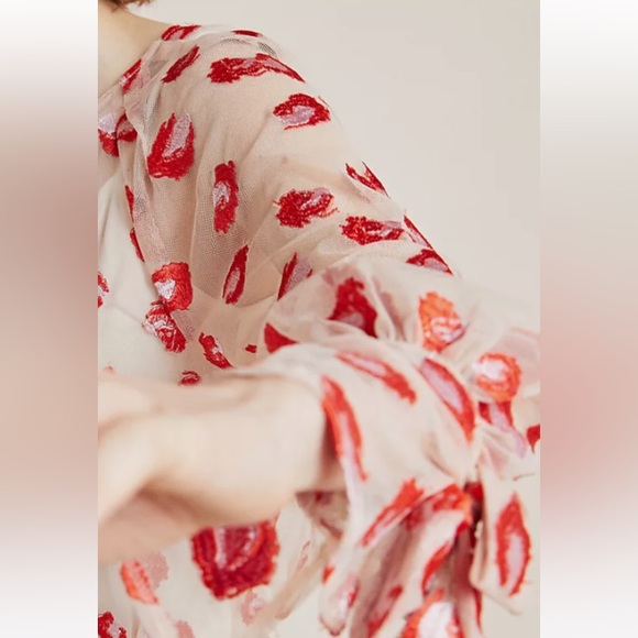 Anthropologie Eva Franco Rosy Leopard Top - Picture 4 of 9